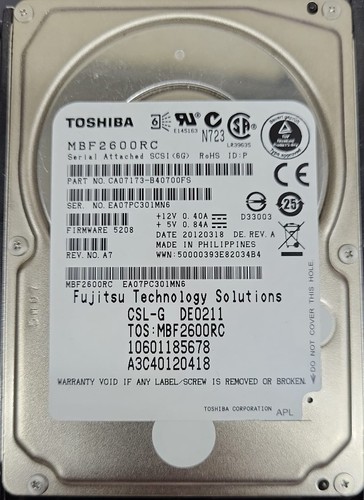 35cm sas hdd mbf2600rc - 6,35cm,
