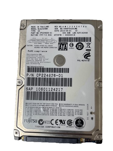 Fujitsu toshiba 320gb sata - fujitsu/toshiba,