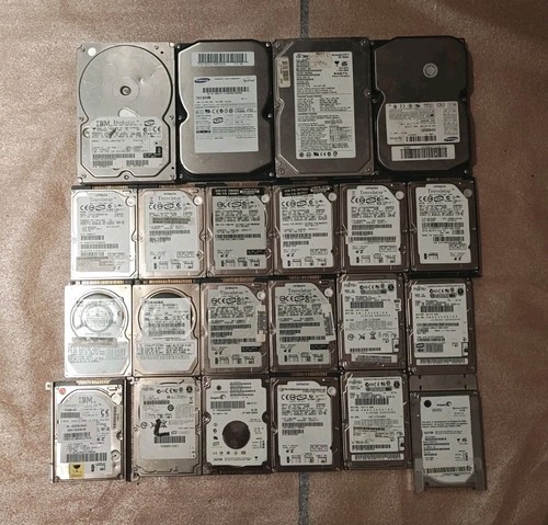 22x hdd festplatten - festplatten, konvolut