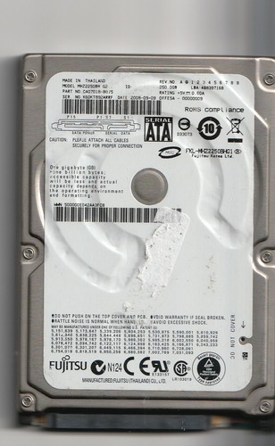 Festplatte fujitsu 250gb sata - 250gb,