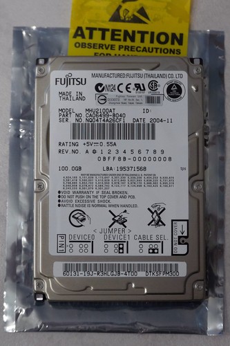Fujitsu 100gb mhu2100at pata - fujitsu,