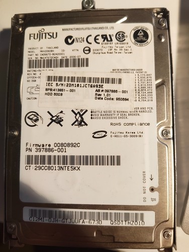 Fujitsu 60gb - fujitsu,