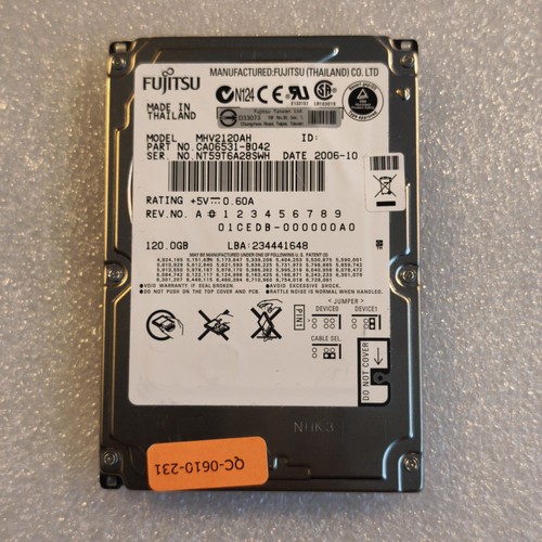 Festplatte fujitsu 120gb ide - festplatte,
