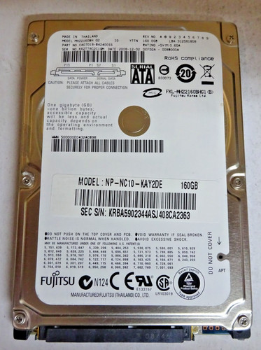 Fujitsu 160gb mhz2160bh - 160gb, g2*