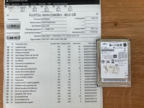 Fujitsu sata hdd - gb, 2,5"