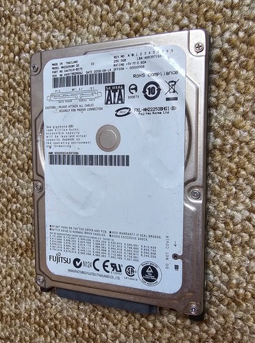 Fujitsu 250gb sata - fujitsu, 2,5"