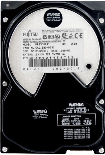 Festplatte fujitsu mpb3032at - festplatte,