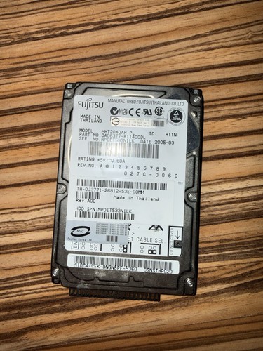 Fujitsu mht2040ah 40gb - mht2040ah,