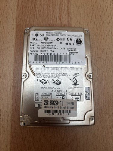 Festplatte fujitsu mhn2300at - fujitsu,