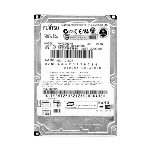 Fujitsu ide pata 2 5 - pata, 2,5
