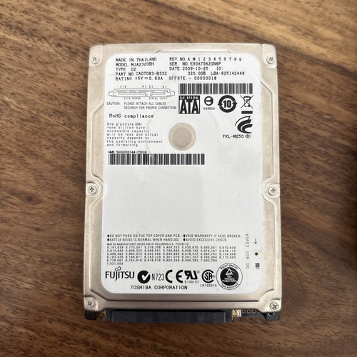 320 sata fujitsu mja2320bh - 320,