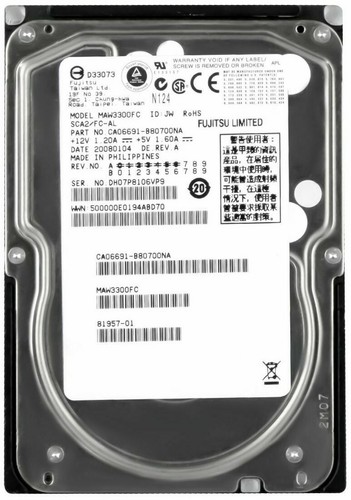 Festplatte fujitsu maw3300fc - festplatte,