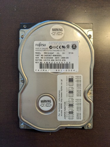 Fujitsu mpe3102at gb ide - 10.2,