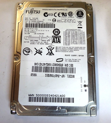 Fujitsu 160gb mhw2160bh - fujitsu, pl*